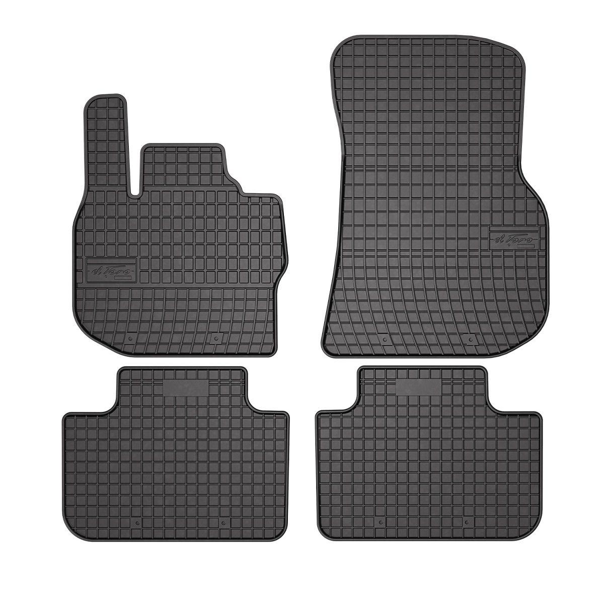 BMW X4 G02 Floor Mats - Omac - El Toro Rubber - Black - '18-'23